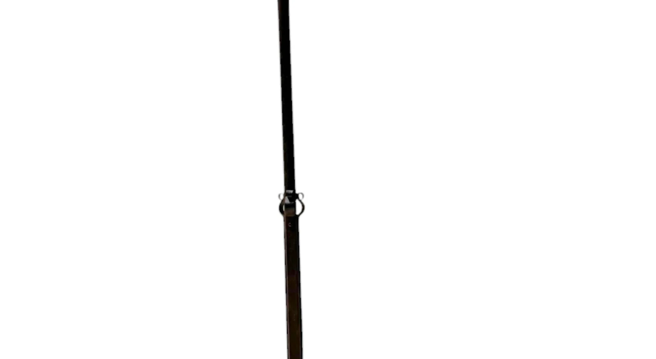 Art Deco Patinated Wrought Iron Floor Lamp, 1930s